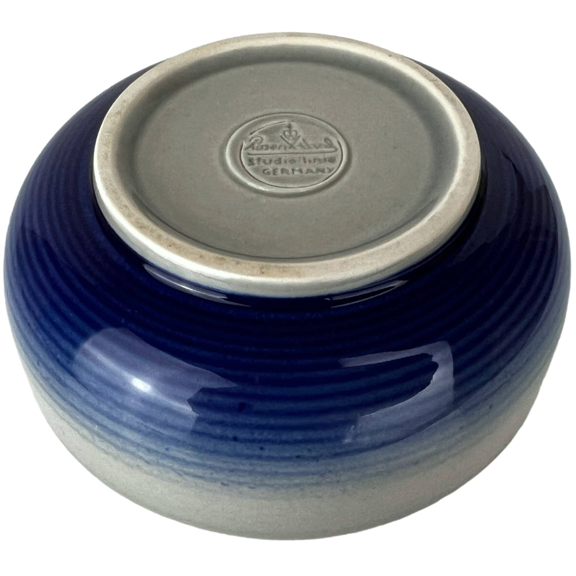 Vintage 1980s Rosenthal Studio Linie Terra Series Dessert Bowl by Wolf Karnagel - Poppy's Vintage Clothing