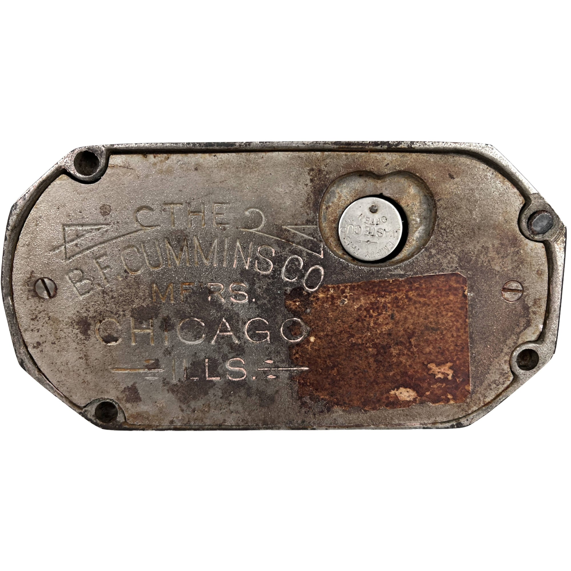 Antique Chicago Check Perforator BF Cummins - Poppy's Vintage Clothing