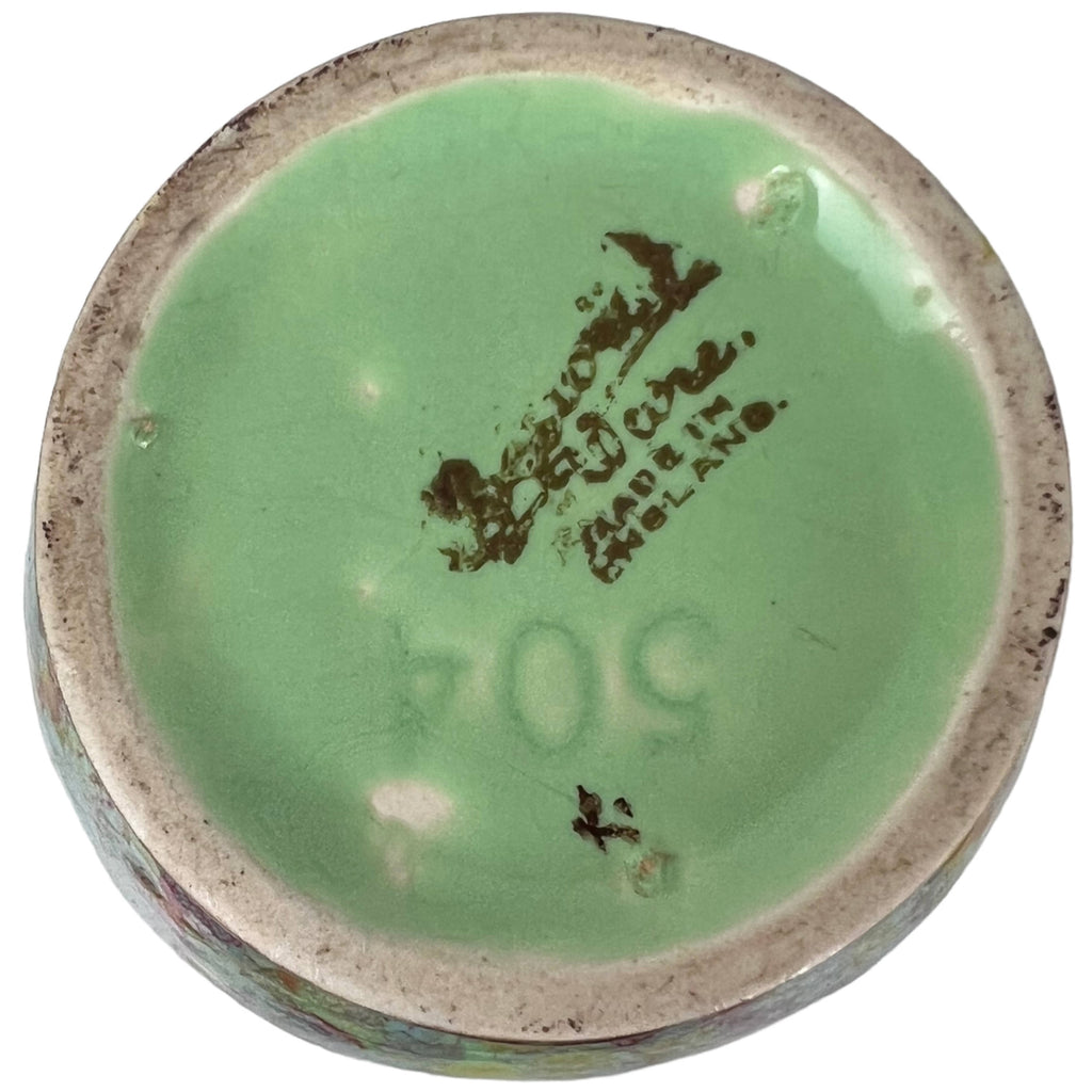 Art Deco 1930s Beswick Ware Vase No 504 Drip Glaze - Poppy's Vintage Clothing