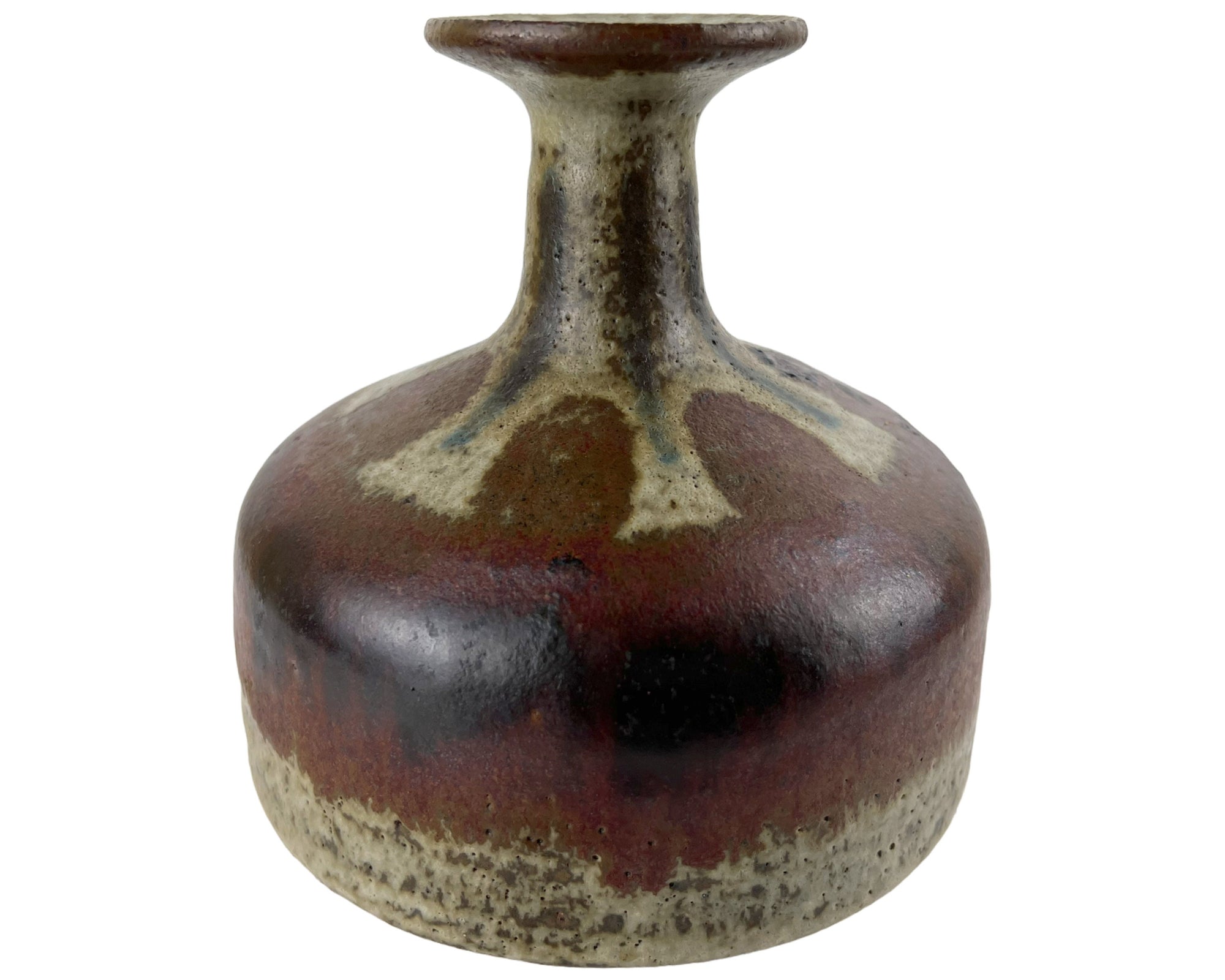 Eric James Mellon Stoneware Vase Signed & Dated 1969 - Poppy's Vintage Clothing