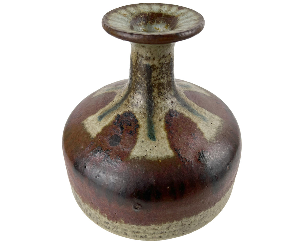 Eric James Mellon Stoneware Vase Signed & Dated 1969 - Poppy's Vintage Clothing