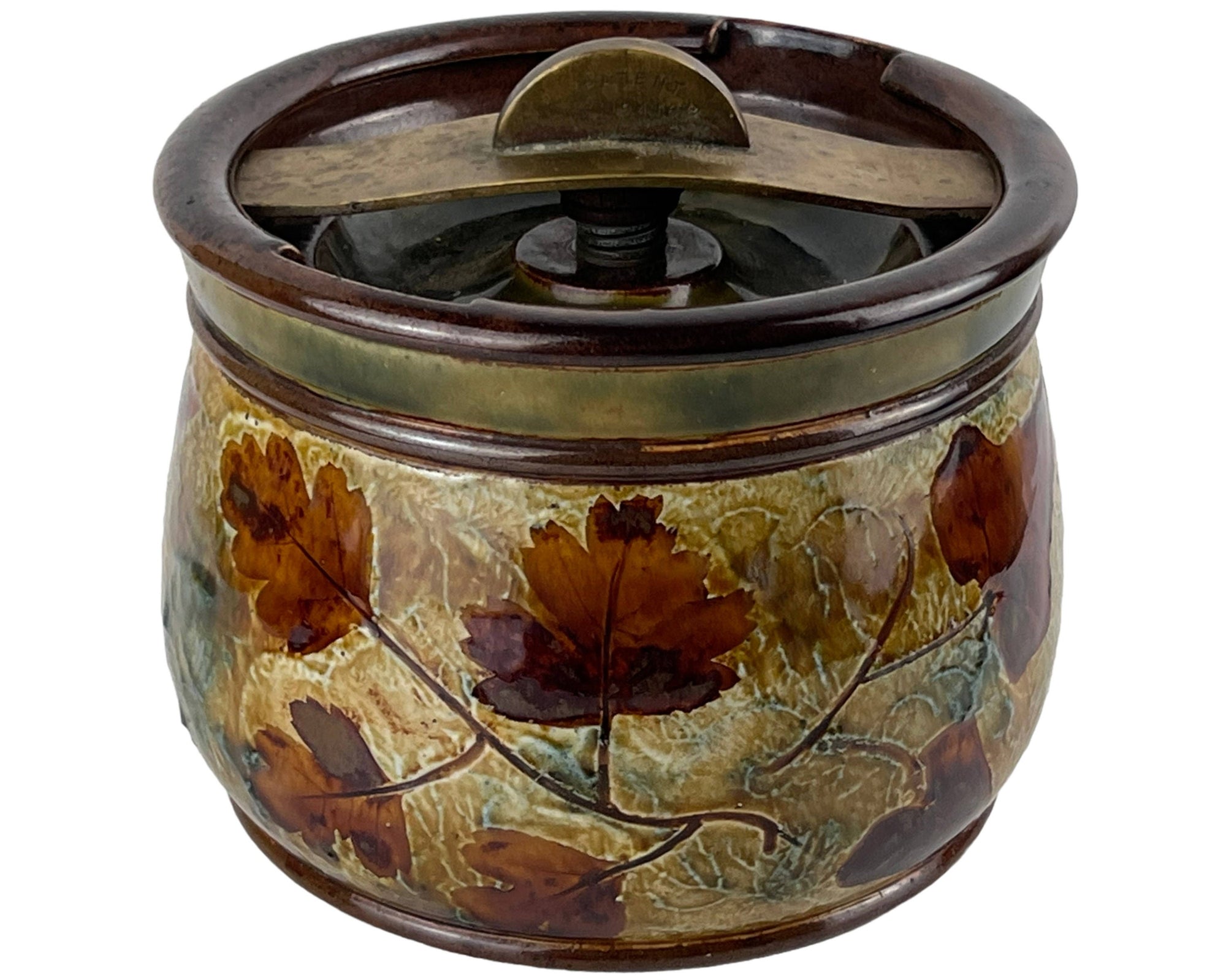 Antique Royal Doulton Ashtray Art Nouveau Stoneware Pottery 8346 - Poppy's Vintage Clothing
