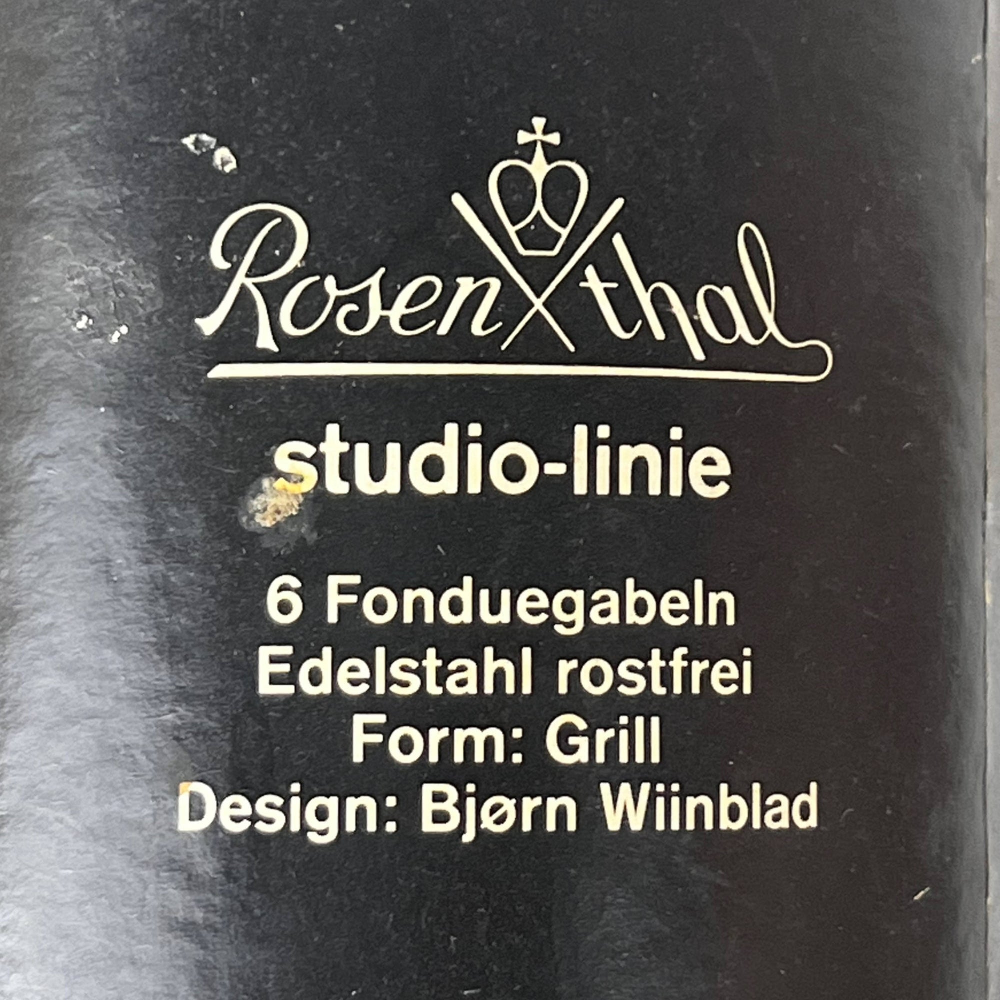 Vintage Rosenthal Studio Linie Siena Fondue Forks by Bjorn Wiinblad Set of 6 - Poppy's Vintage Clothing