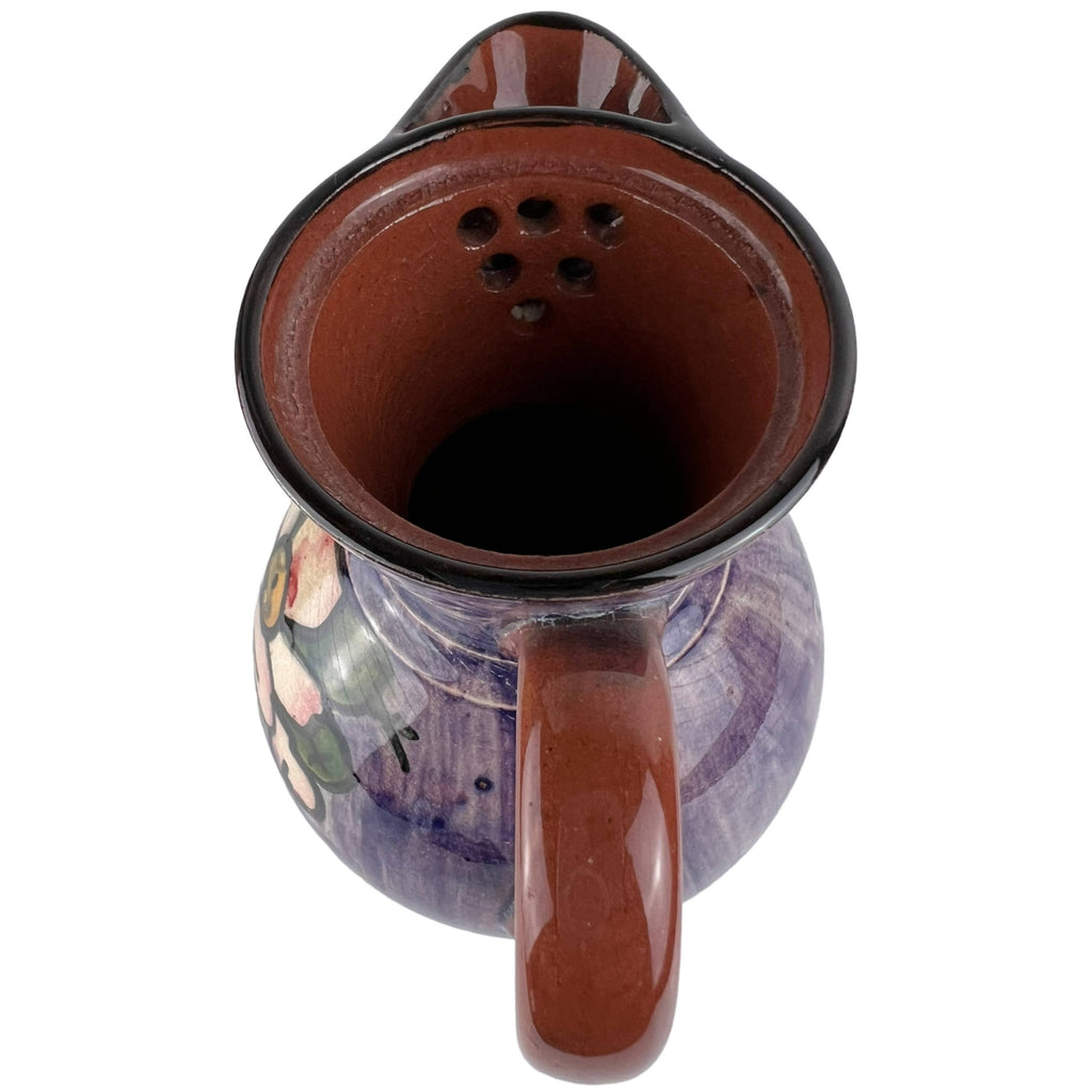 Antique Watcombe Pottery Torquay Hot Water Pot Hand Painted Jug - Poppy's Vintage Clothing