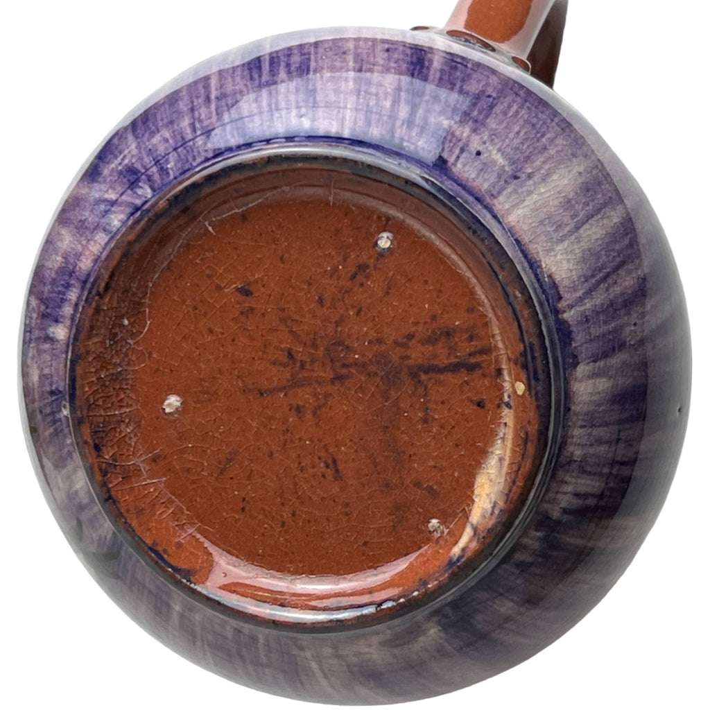 Antique Watcombe Pottery Torquay Hot Water Pot Hand Painted Jug - Poppy's Vintage Clothing