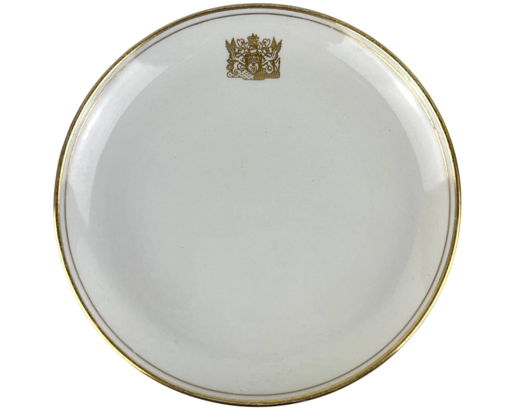 Vintage 1960s BOAC 1st Class Side Plate Ridgway British Airways UCCH 1111 - Poppy's Vintage Clothing