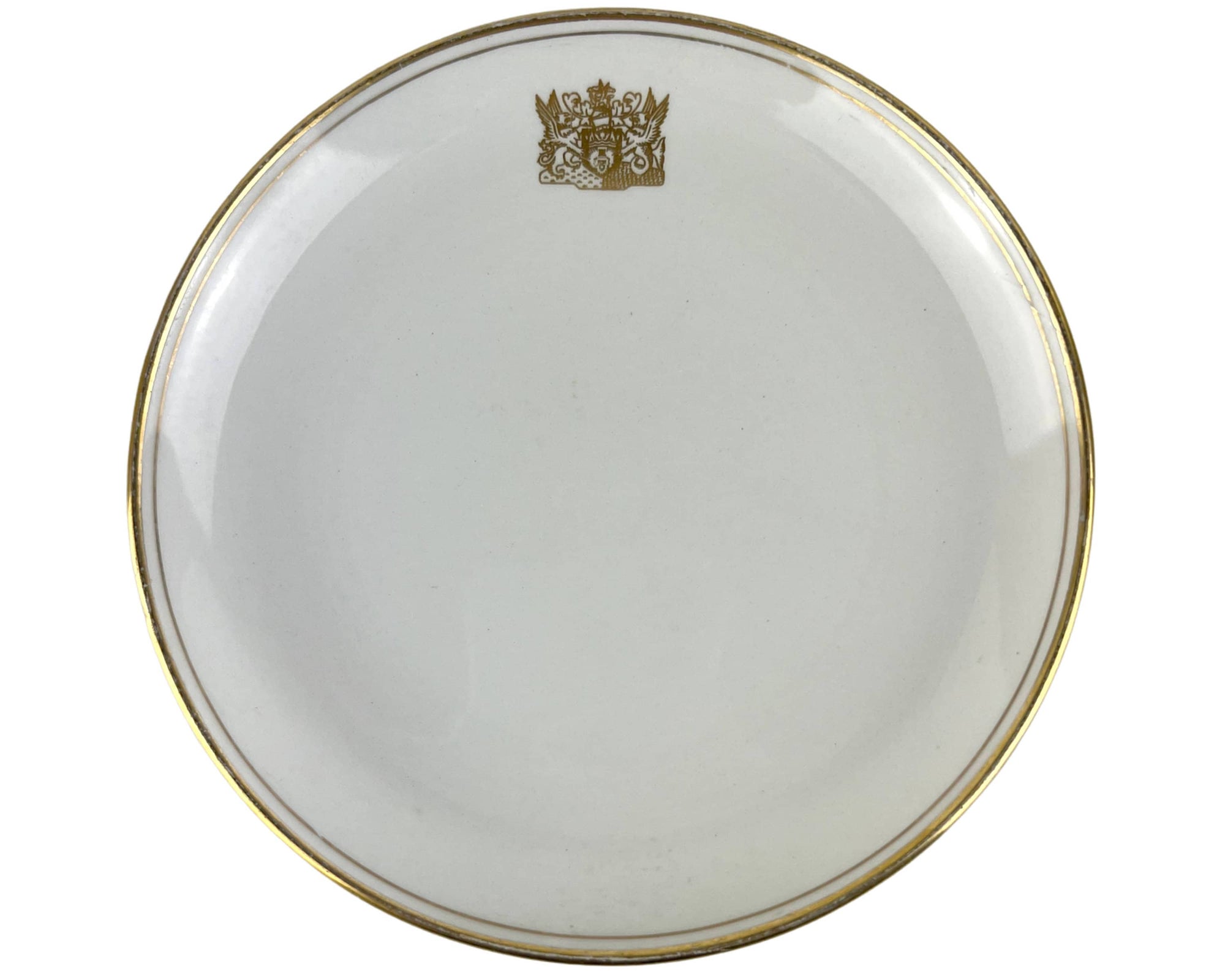 Vintage 1960s BOAC 1st Class Side Plate Ridgway British Airways UCCH 1111 - Poppy's Vintage Clothing