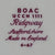 Vintage 1960s BOAC 1st Class Side Plate Ridgway British Airways UCCH 1111 - Poppy's Vintage Clothing