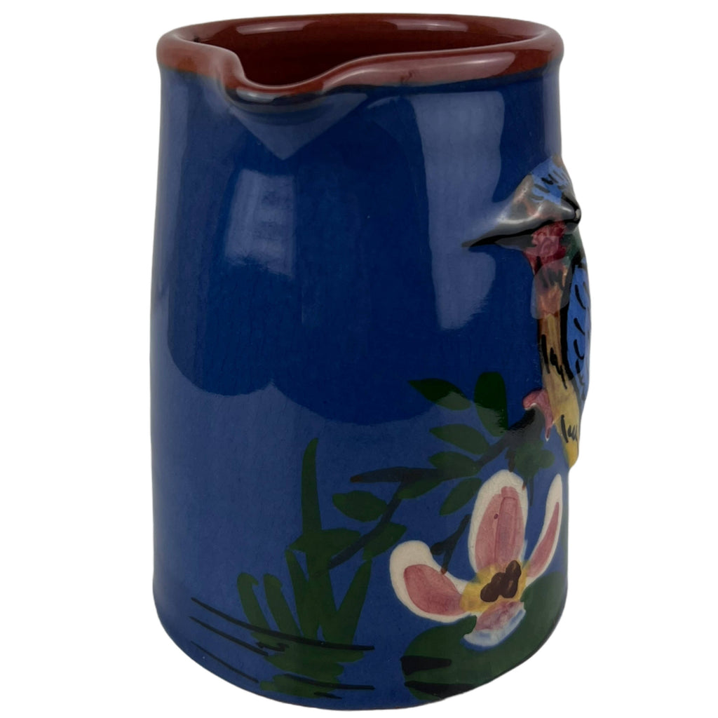 Vintage 1920s Devon Tors Pottery Kingfisher Jug Torquay - Poppy's Vintage Clothing