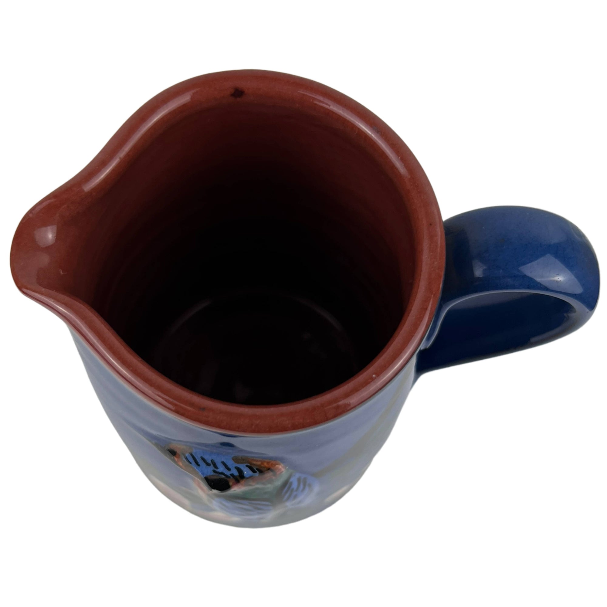 Vintage 1920s Devon Tors Pottery Kingfisher Jug Torquay - Poppy's Vintage Clothing