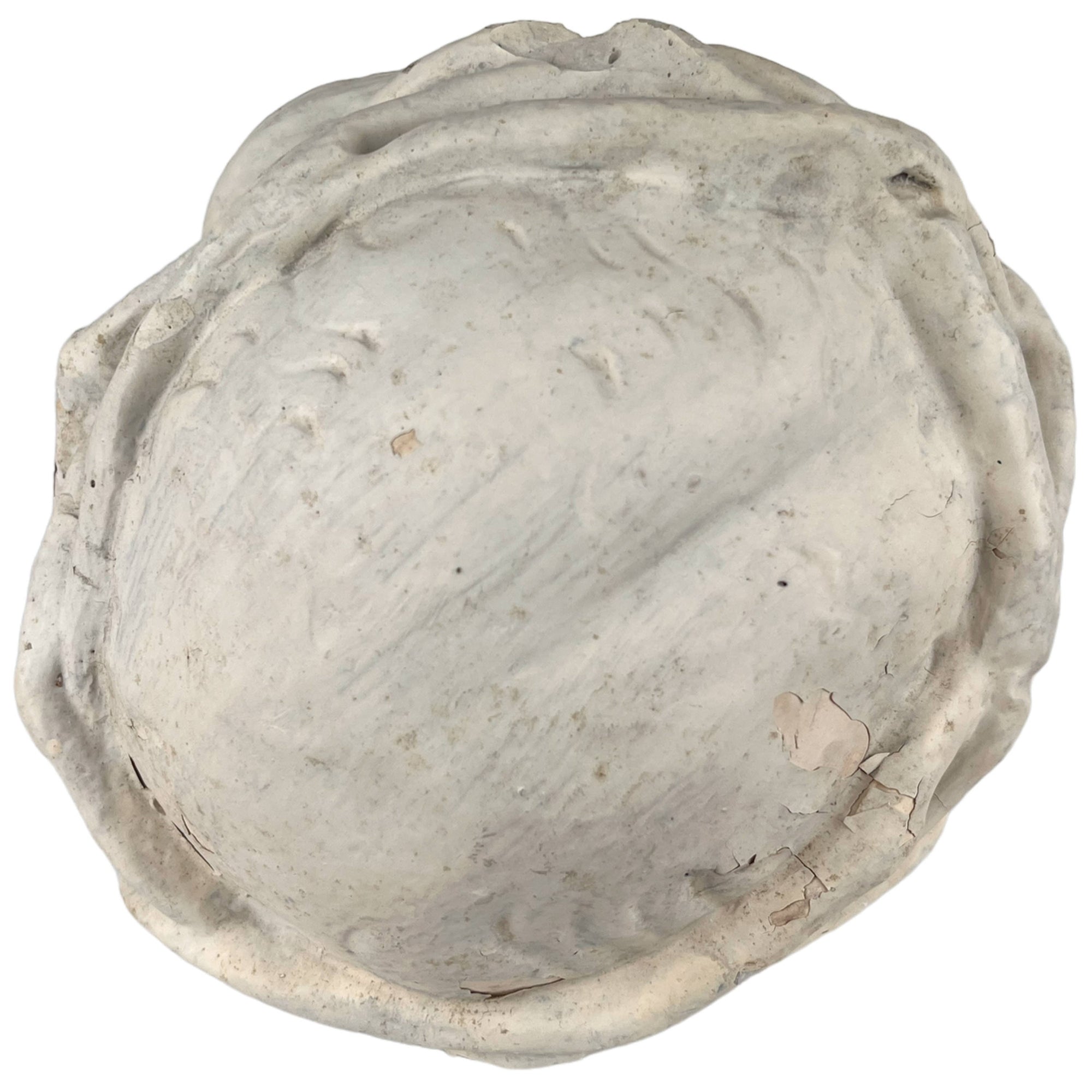Large Antique Plaster Head of Jesus Christ Wearing Thorns 10 As Is - Poppy's Vintage Clothing