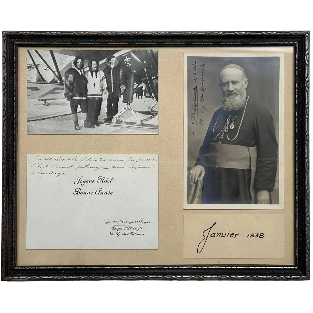 Vintage Metis Sash Ceinture Fléchée Northern Canada Mackenzie River w Apostolic Vicar Photo - Poppy's Vintage Clothing