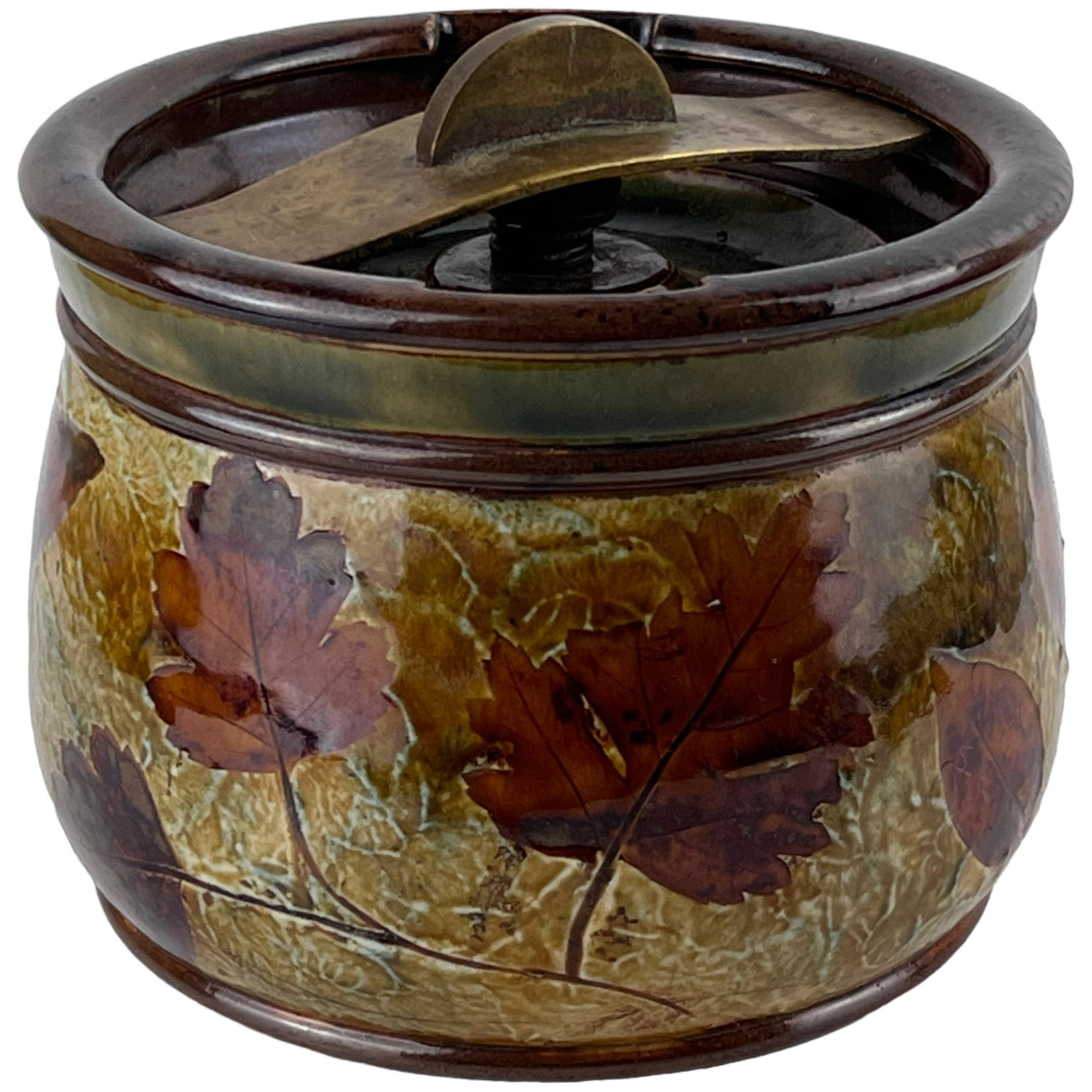 Antique Royal Doulton Ashtray Art Nouveau Stoneware Pottery 8346 - Poppy's Vintage Clothing