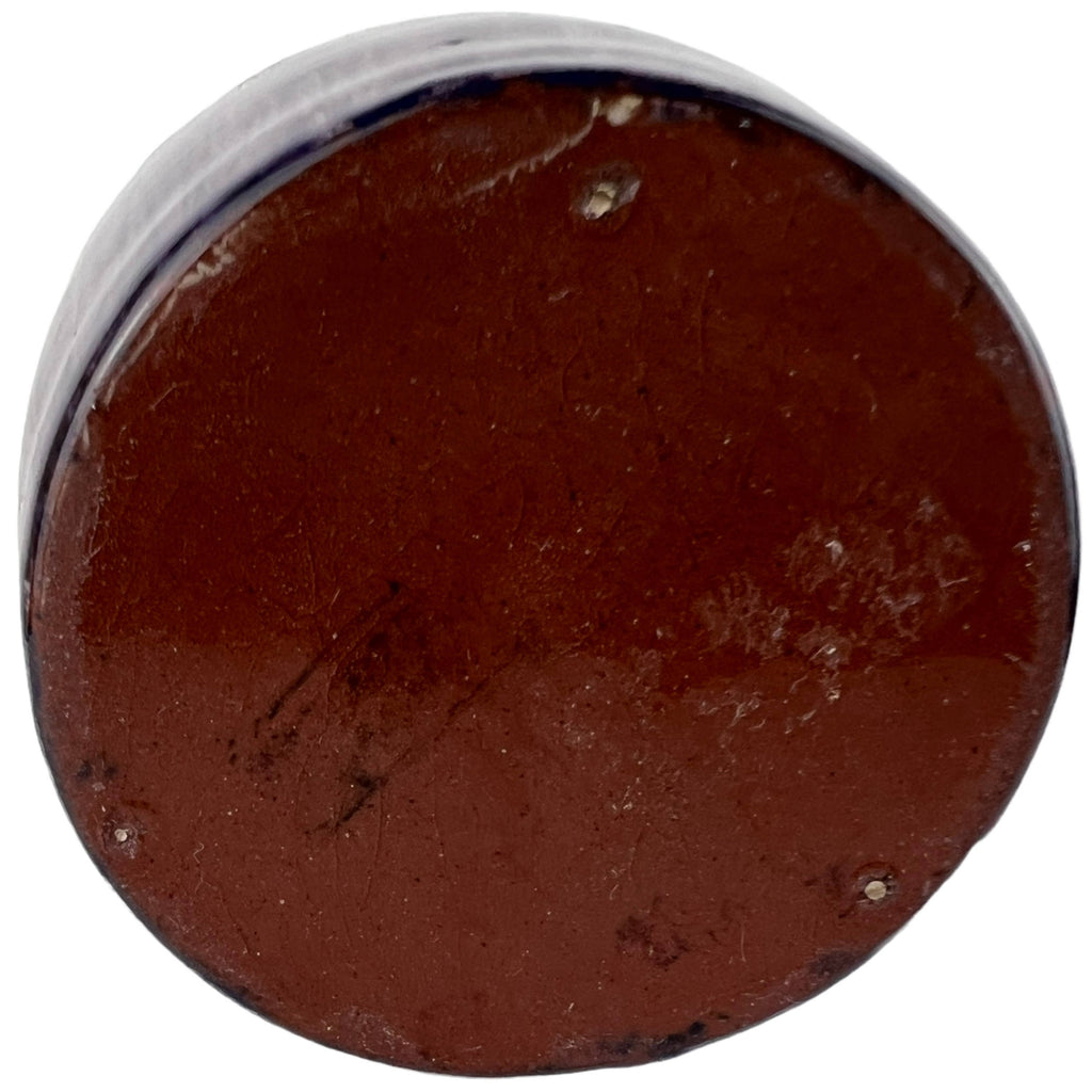 Antique Watcombe Torquay Pinched Pottery Vase Flower Design on Purple - Poppy's Vintage Clothing