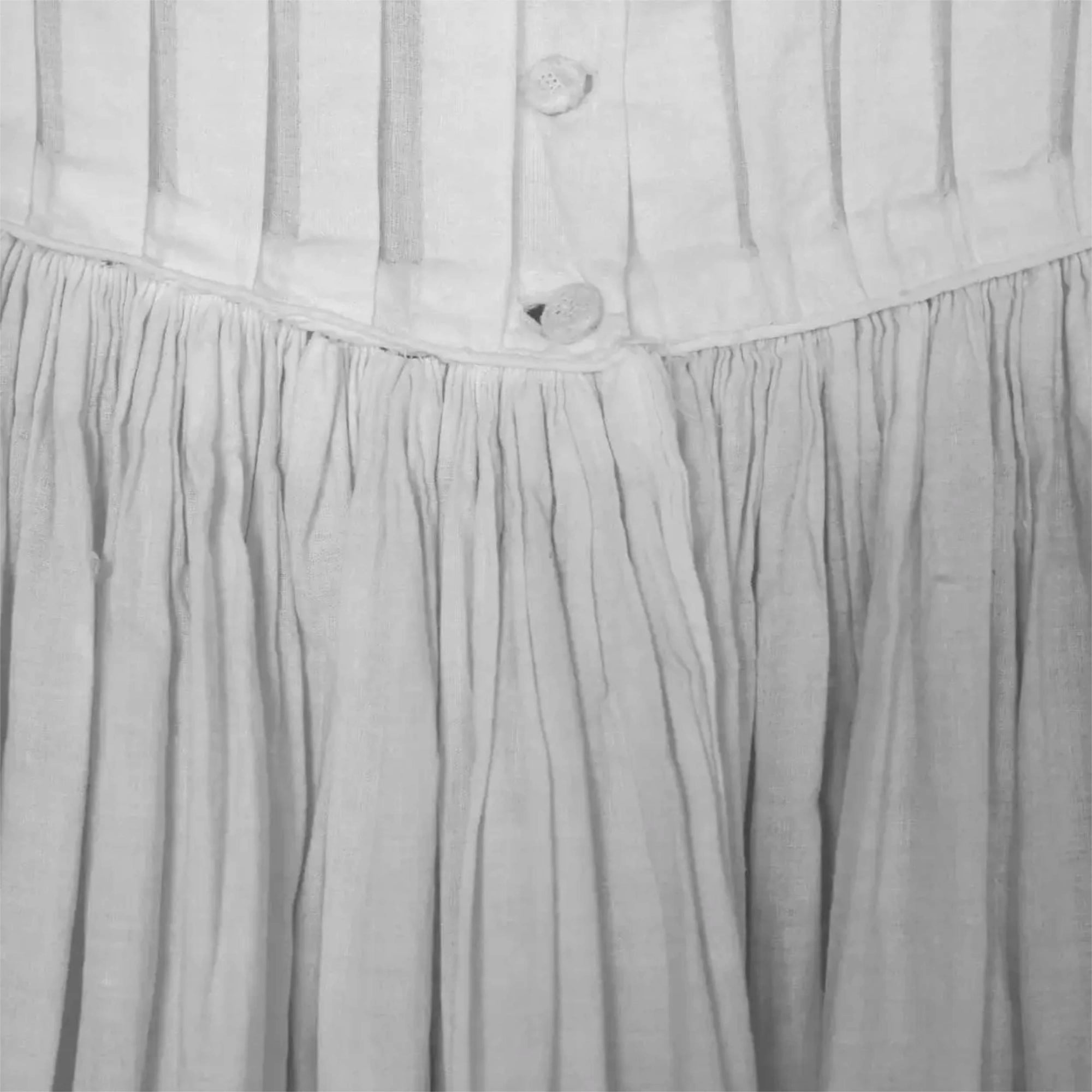 Antique Victorian Young Girls Cotton Embroidered Dress 1890s - Poppy's Vintage Clothing