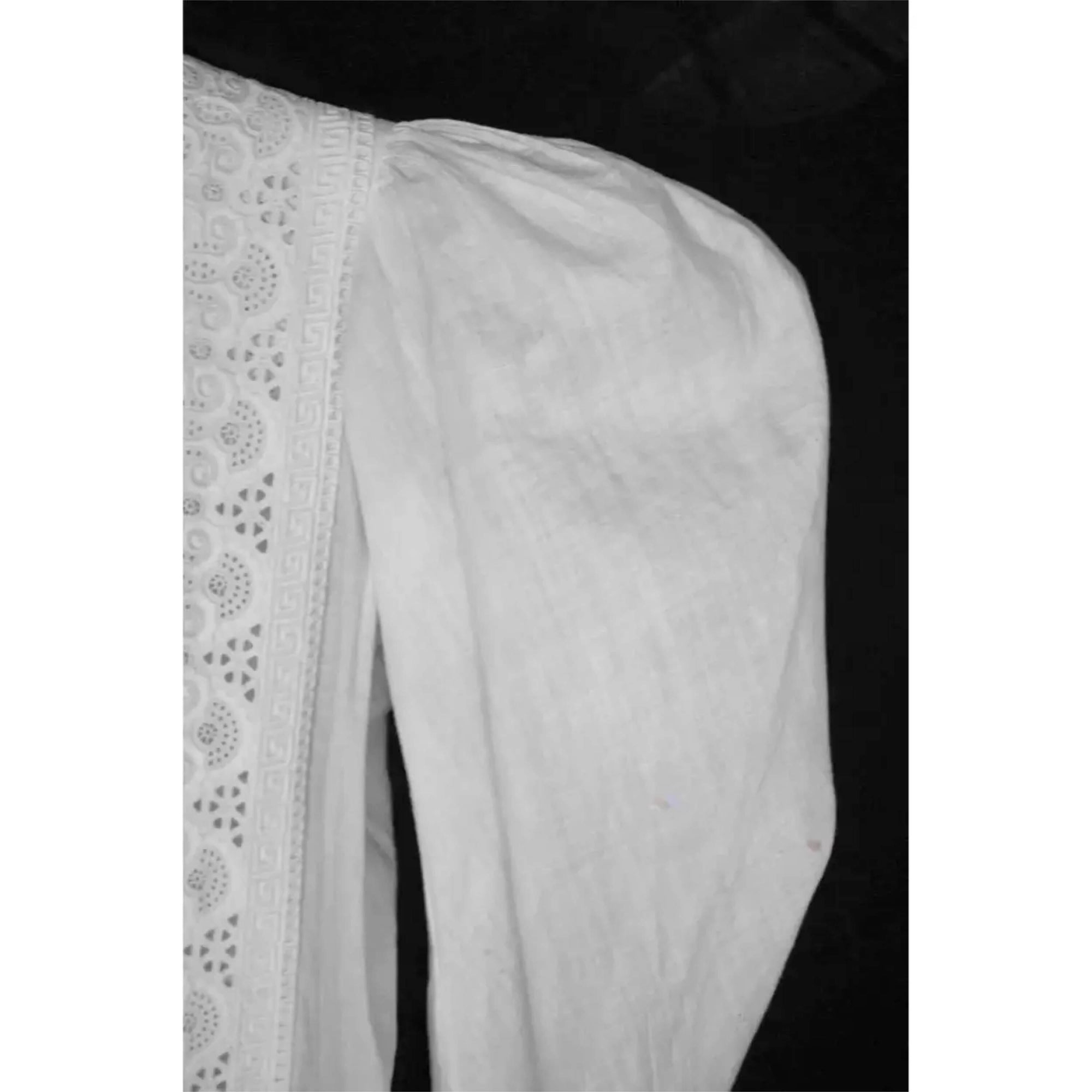 Antique Victorian Young Girls Cotton Embroidered Dress 1890s - Poppy's Vintage Clothing