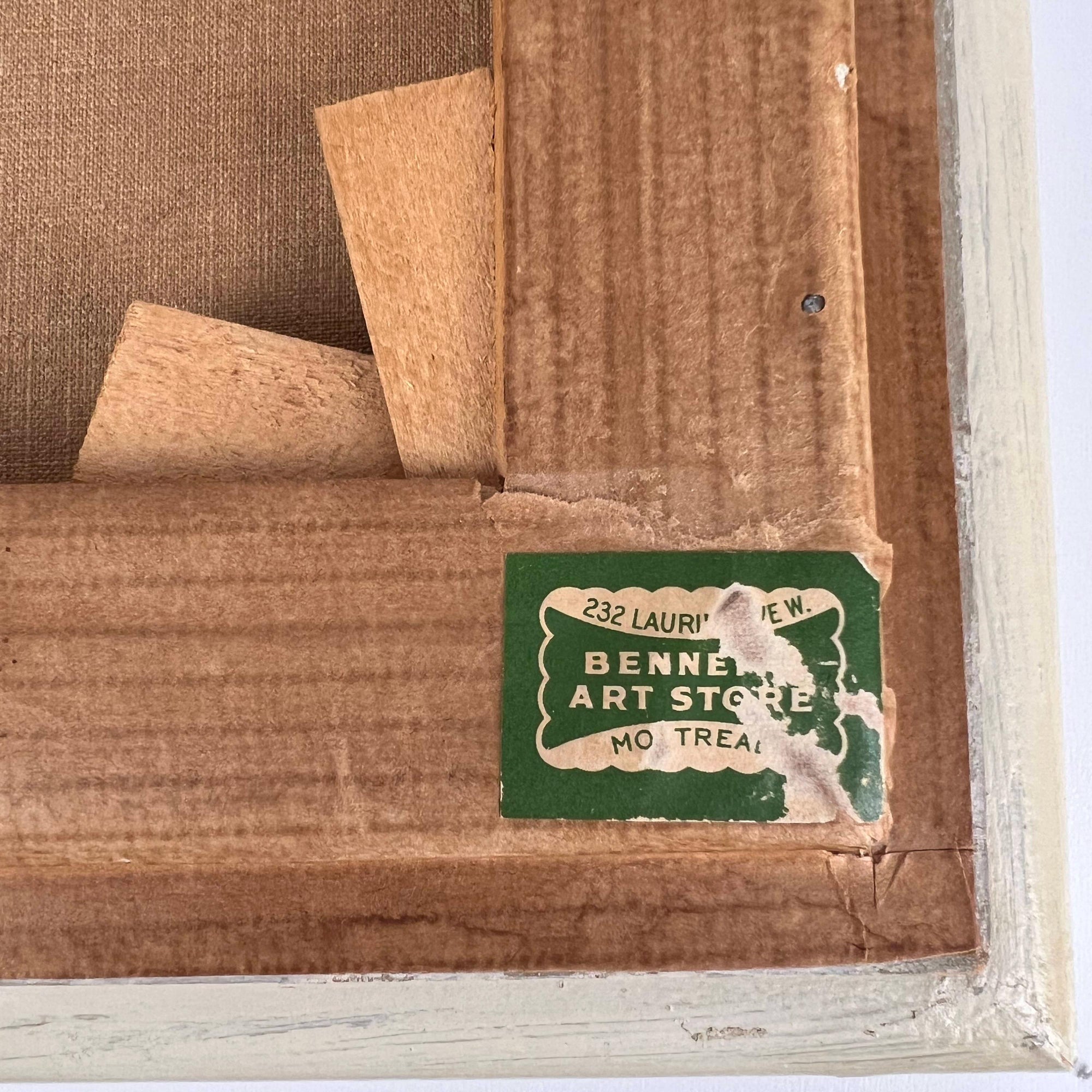 Vintage Oil Painting Jesus Christ Praying in the Garden of Gethsemane c1930s - Poppy's Vintage Clothing