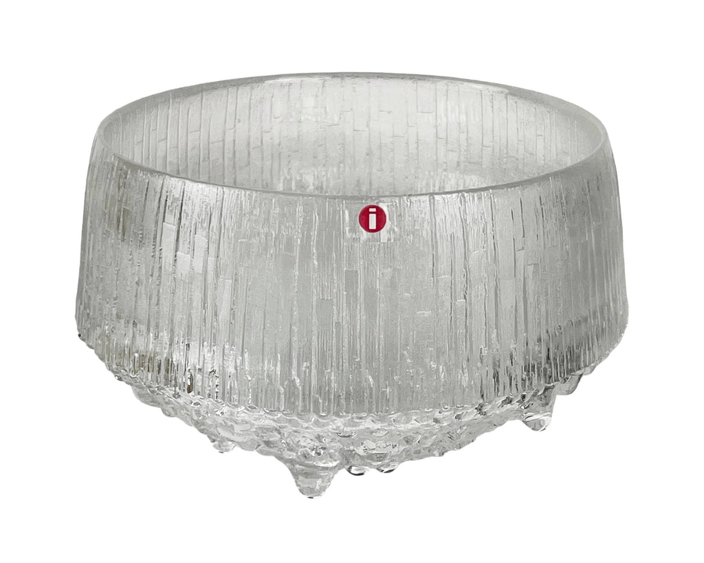 Iittala Glass Finland Ultima Thule 3 Toed Serving Bowl 7 Tapio Wirkkala Design - Poppy's Vintage Clothing