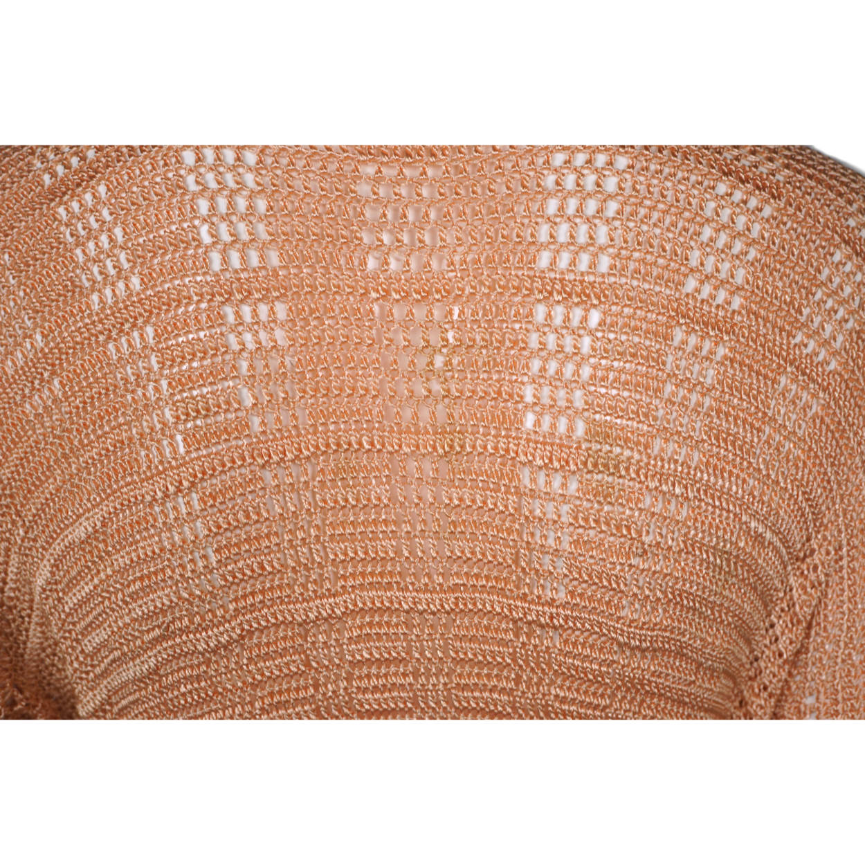 Vintage 1920s Silk Crochet Lace Knit Dress Pink Fringed Flapper Style Size M - Poppy's Vintage Clothing
