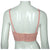 Vintage 1920s Flapper Bandeau Bra Pink Woven Cotton Binding Brassiere - Poppy's Vintage Clothing