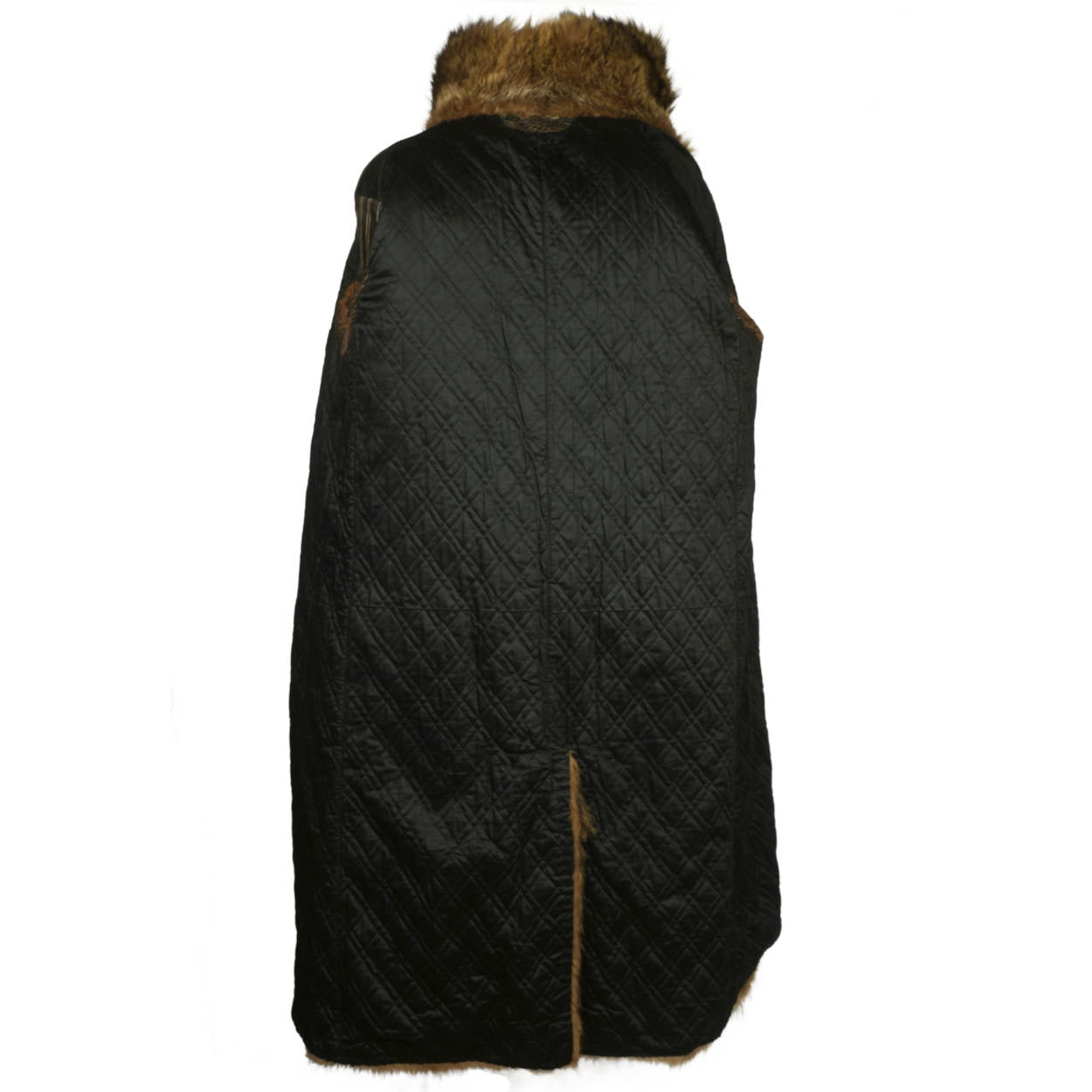 Vintage 1920s Mens Raccoon Fur Coat Ivy League Football Fan Size L - Poppy's Vintage Clothing