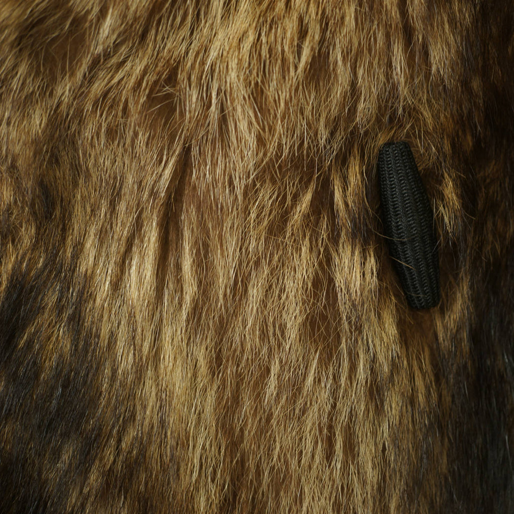 Vintage 1920s Mens Raccoon Fur Coat Ivy League Football Fan Size L - Poppy's Vintage Clothing