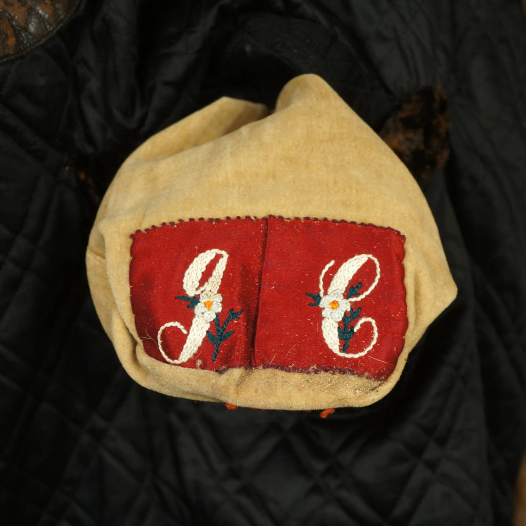 Vintage 1920s Mens Raccoon Fur Coat Ivy League Football Fan Size L - Poppy's Vintage Clothing