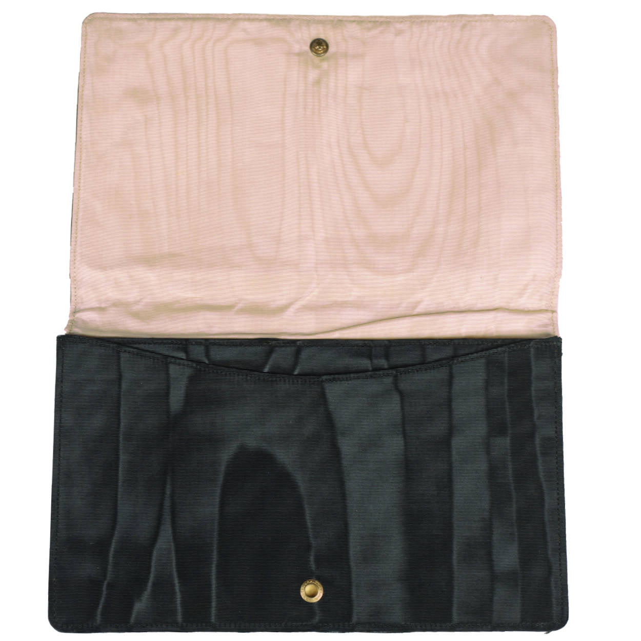 Vintage 1920s Clutch Purse Art Deco Metallic & Silk Embroidery Pocketbook - Poppy's Vintage Clothing