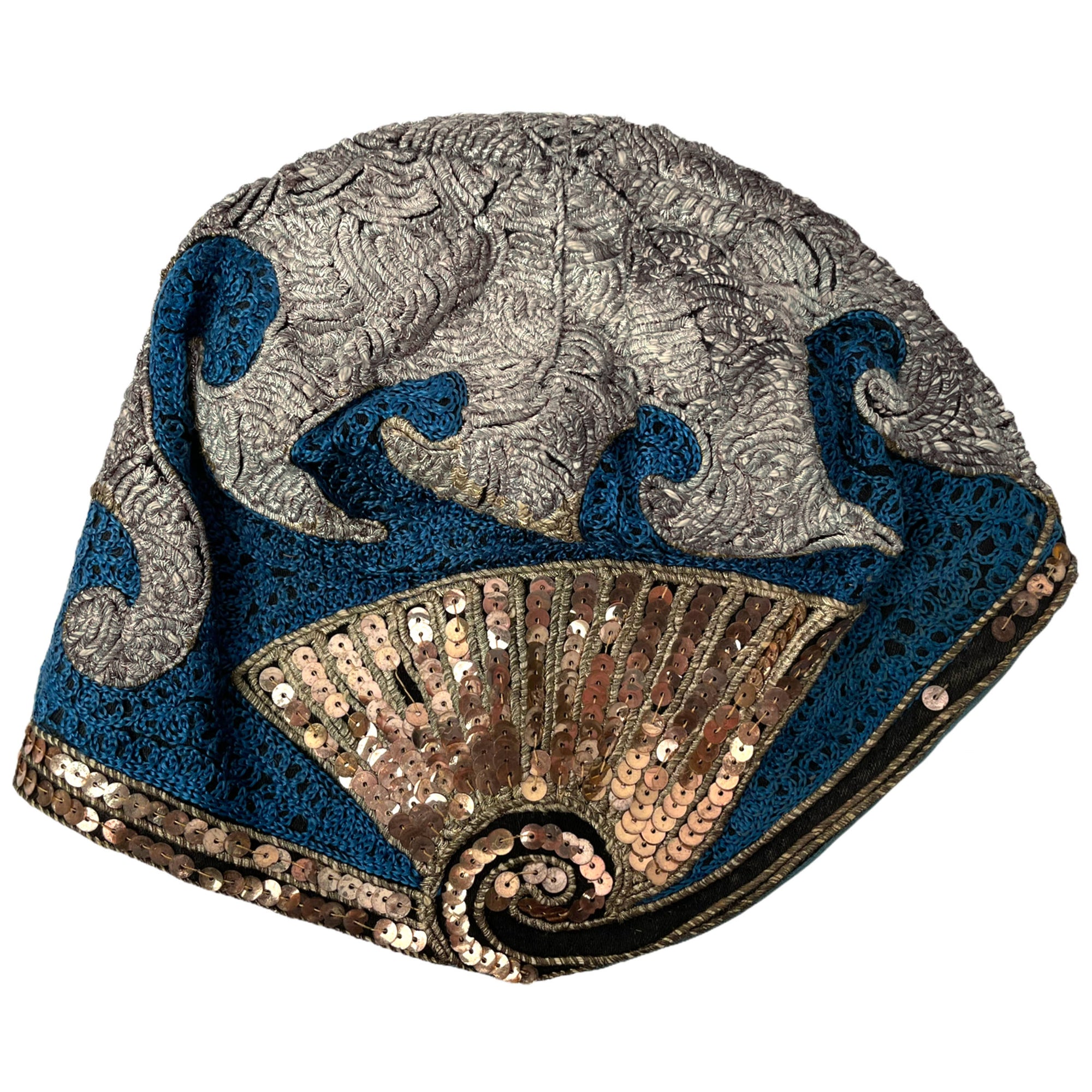 Vintage 1920s Flapper Cloche Hat 