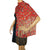 Vintage 1920s Art Deco Silk Scarf Fringed Shawl - Poppy's Vintage Clothing