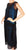 1920s Vintage Flapper Dress in Black Silk Chiffon - Beaded - Poppy's Vintage Clothing