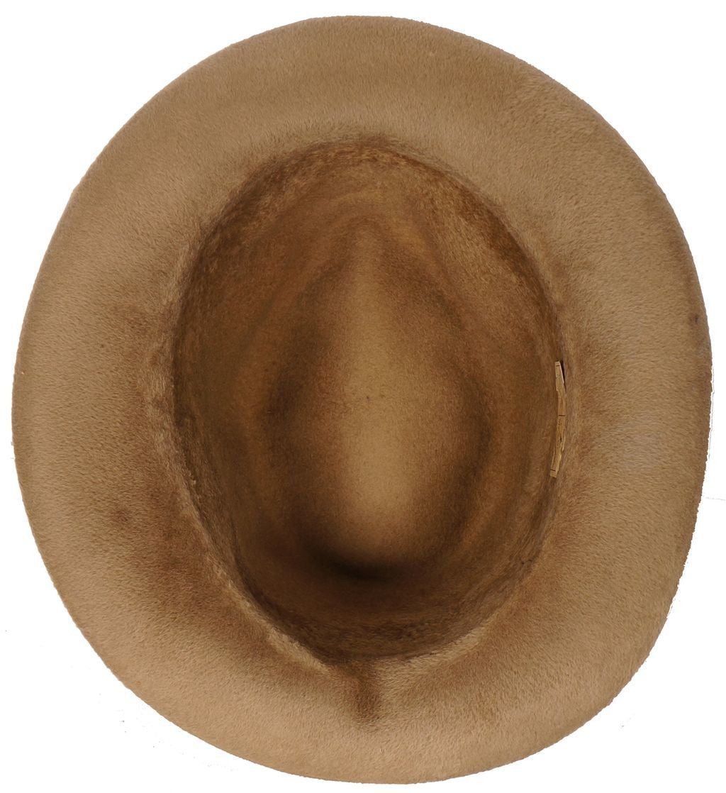 Vintage 1920s Fedora Hat - Plush Felt -  Woodrow & Sons England - M / L - Poppy's Vintage Clothing