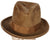 Vintage 1920s Fedora Hat - Plush Felt -  Woodrow & Sons England - M / L - Poppy's Vintage Clothing