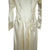 Vintage Satin Wedding Gown 1930s 40s Size XS Dress - Poppy's Vintage Clothing