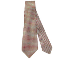 Vintage 1930s Necktie Italian Woven Silk Tie Argeri Milano - Poppy's Vintage Clothing