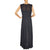 Vintage 1930s Evening Gown Black Chiffon Long Dress Size Large - Poppy's Vintage Clothing