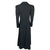 Vintage 1930s Ladies Coat Black Wool Beaded Evening Wear S M