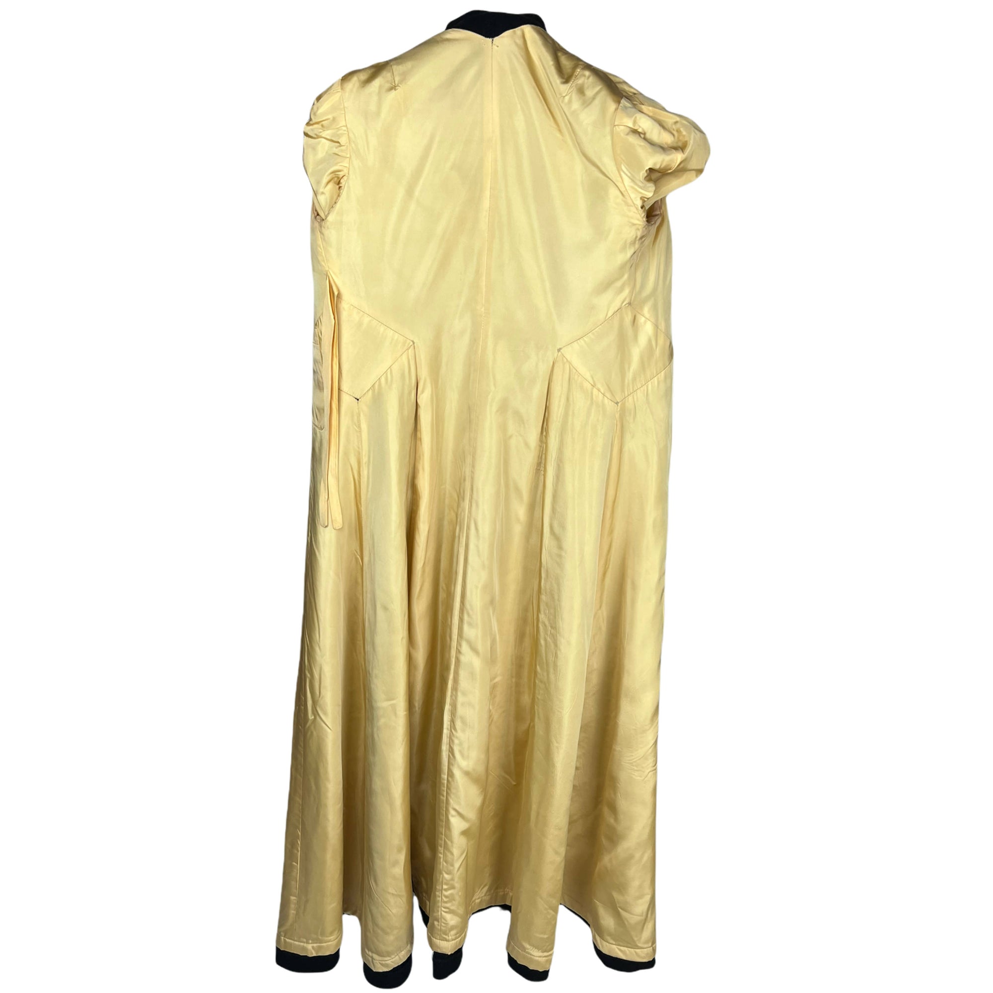 Vintage 1930s Ladies Coat Black Wool Beaded Evening Wear S MVintage 1930s Ladies Coat Black Wool Beaded Evening Wear S M