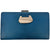 Art Deco Clutch Purse 1930s Blue Pebbled Leather Excellent