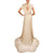 Vintage 1930s Panne Velvet Dress - Off White Striped Devore Velvet - Wedding Gown - S - Poppy's Vintage Clothing