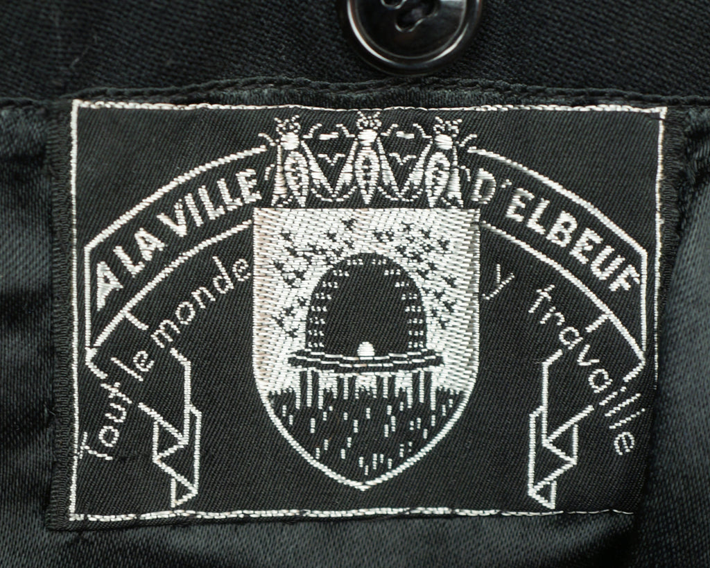 Vintage 1920s Tuxedo Jacket Georges Moineau La Ville d’Elbeuf France - Poppy's Vintage Clothing