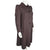 Vintage 1930s Ladies Wool Coat Brown w Tan Pinstripes S M