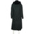 Vintage Early 1930s Winter Coat Black Wool Ladies Size S M - Poppy's Vintage Clothing