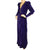 Vintage 1930s Purple Velvet Robe Lounging Dressing Gown Ladies Size Medium - Poppy's Vintage Clothing