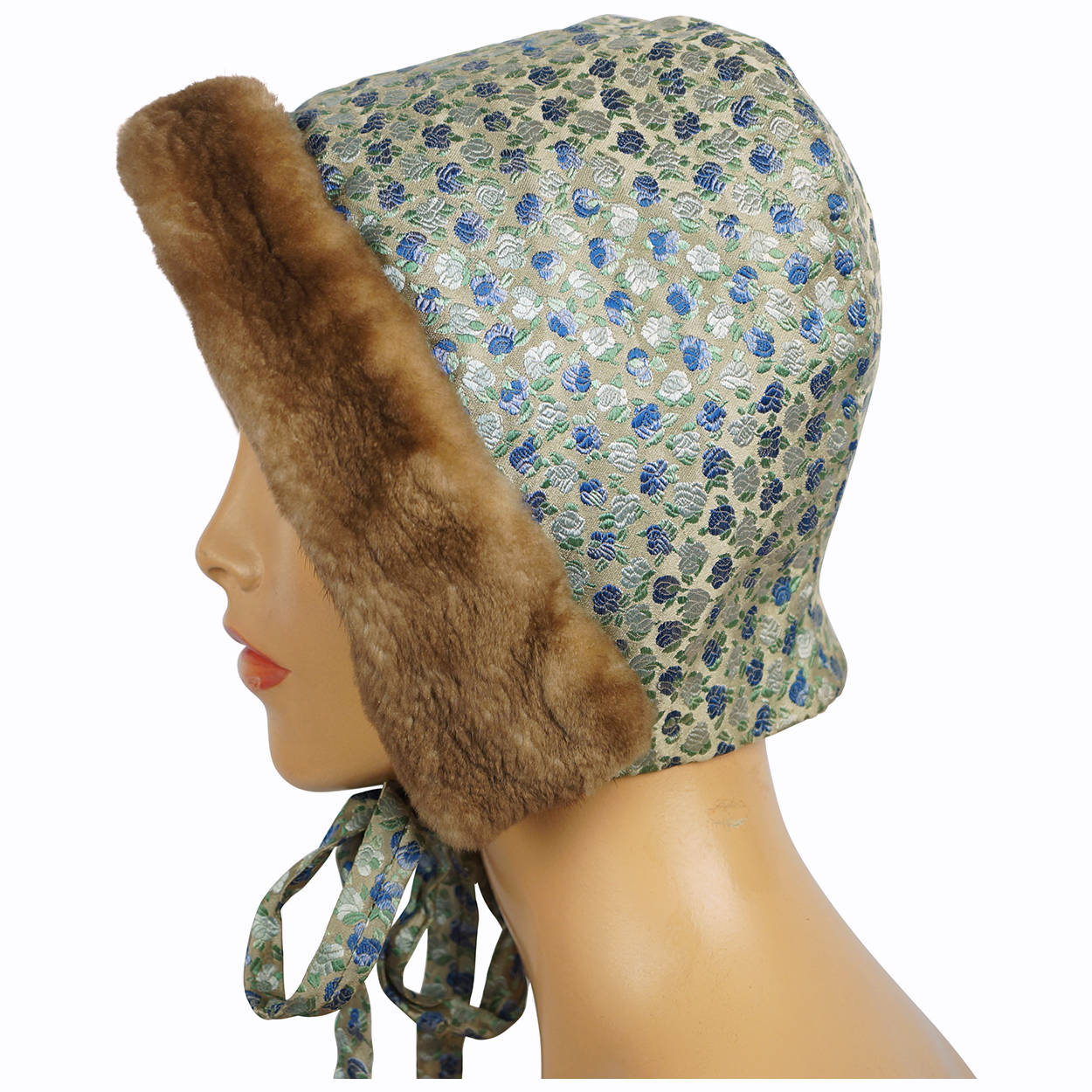 Silk Bonnet Faux Designer