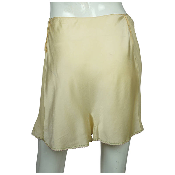 Vintage 1930s Chemise & Step In Panties Set Embroidered Silk Georgette