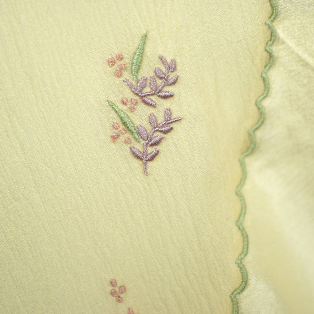 Vintage 1930s Chemise &amp; Step In Panties Set Embroidered Silk Georgette - Poppy's Vintage Clothing