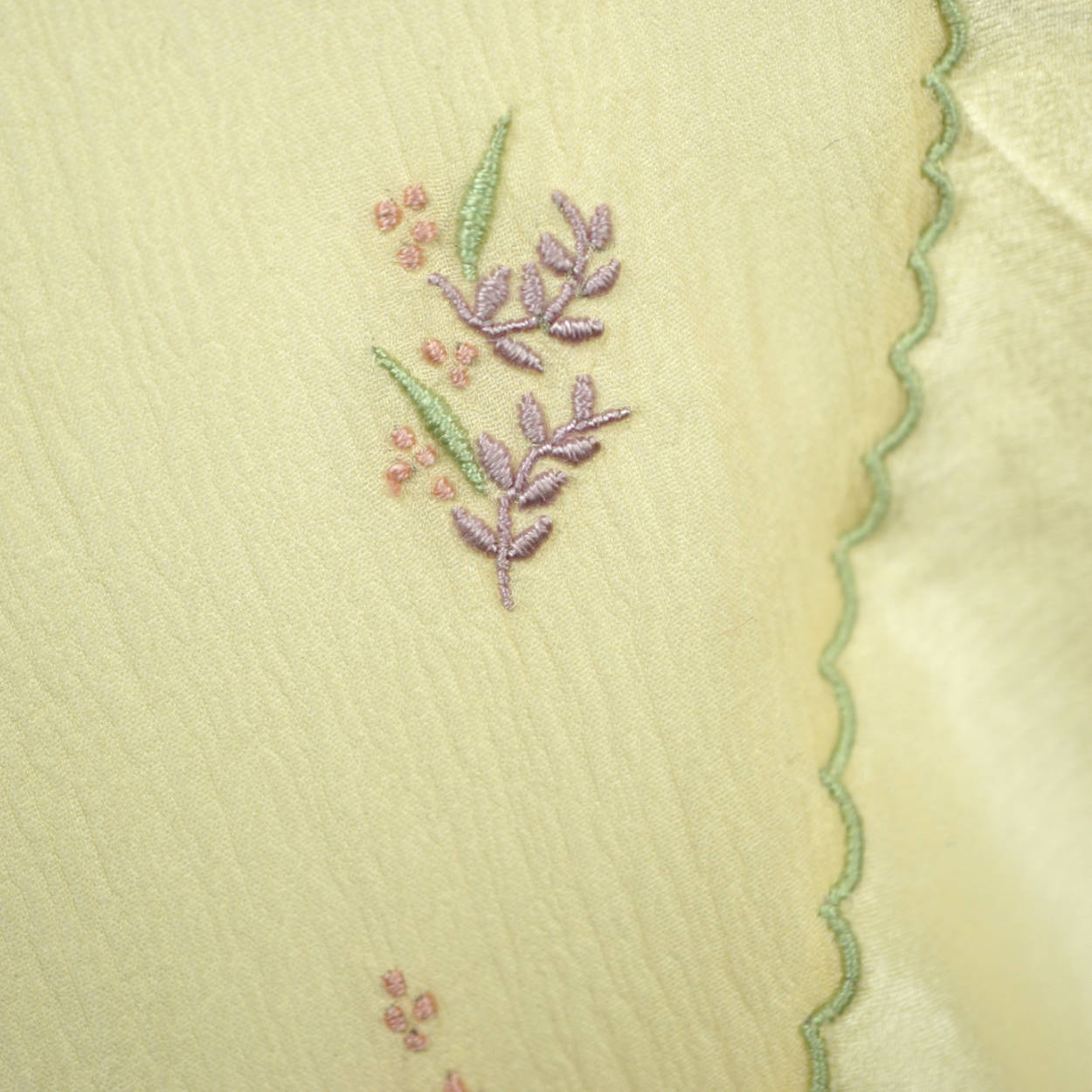 Vintage 1930s Chemise &amp; Step In Panties Set Embroidered Silk Georgette - Poppy's Vintage Clothing