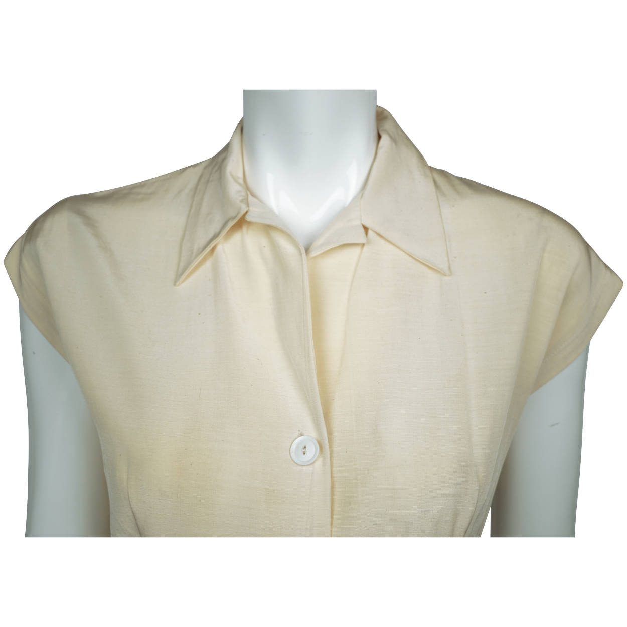 Vintage 1930s 40s Tennis Uniform Dress Playsuit One Piece Skort Size M - Poppy's Vintage Clothing