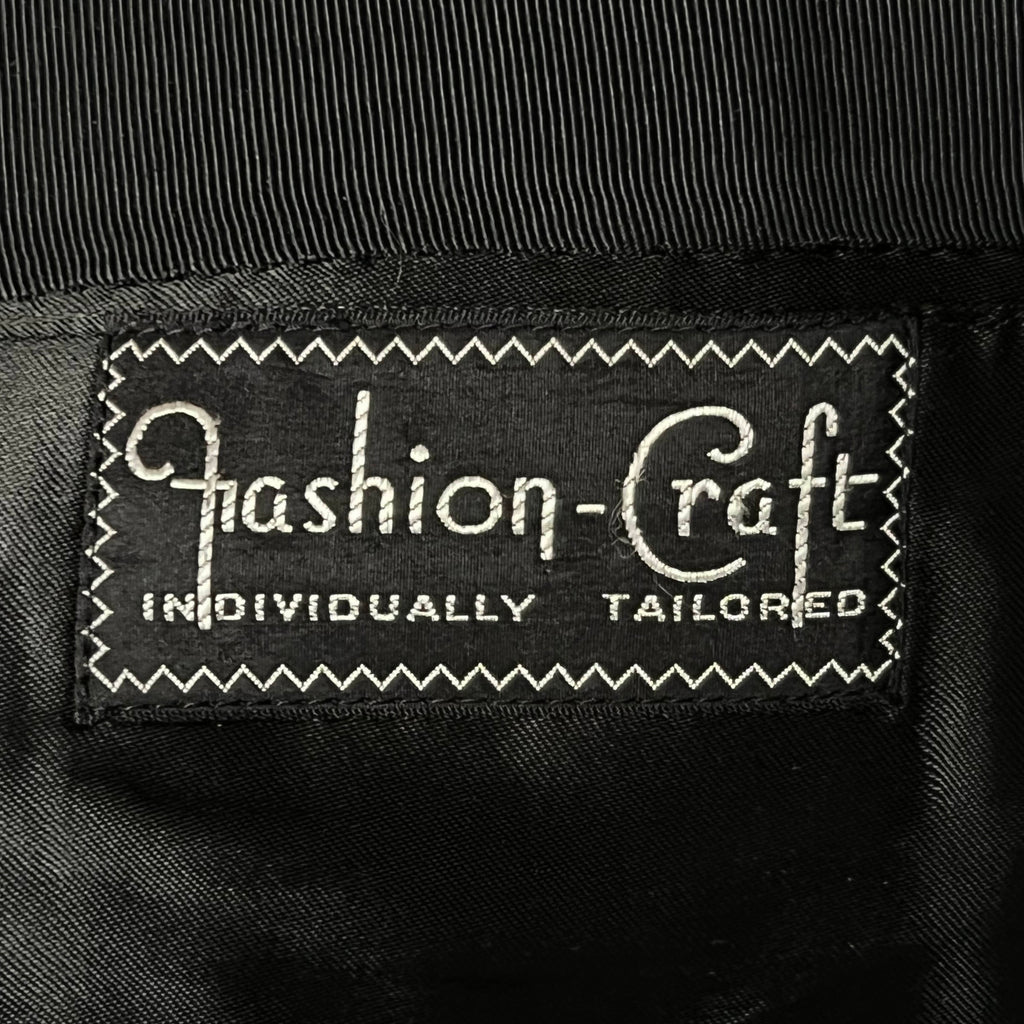 Vintage 1940s Tuxedo Fashion Craft Montreal Dated 1940 Sz 42
